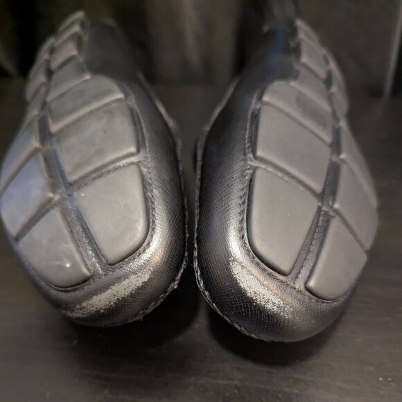 Prada Men's Saffiano Leather Penny Drivers Loafers Sz 10 2dd001 - Picture 8 of 13